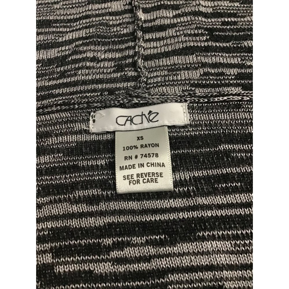 Cache Women’s Lightweight Knit Cardigan XS Gray - Picture 3 of 9